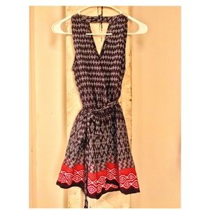 Boutique Navy Romper with pockets! S/M